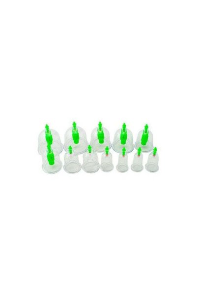 FOXMAG24 Vacuum Therapy Device, 12 Suction Cups, Pump Included, DRO-AV12