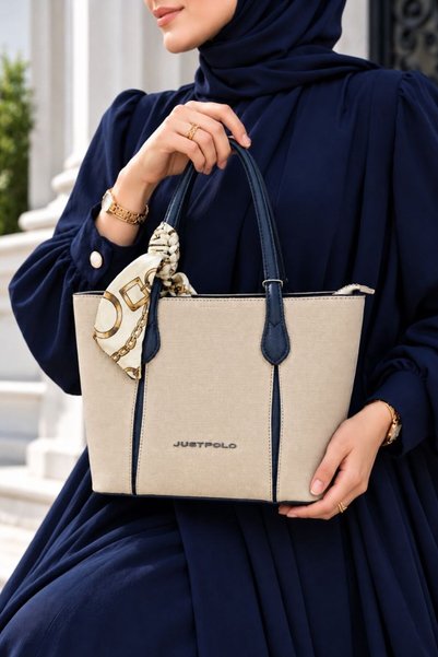 Just Polo Original Women's Medium-Sized Hand and Shoulder Bag Size 24X23 cm