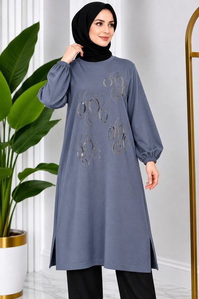 BOİLER Kristal Taşlı Tunik