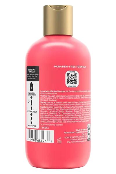 OGX Bond Protein Repair Protein Destekli Şampuan Öncesi Onarıcı Saç Maskesi 250ML
