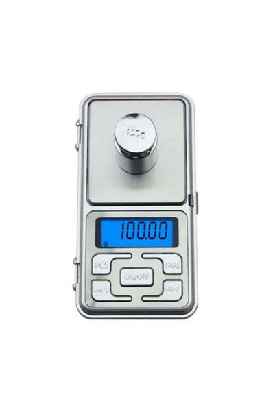 FOXMAG24 Мини електронна везна за бижута, LCD дисплей, 200 г, 0,01 г, сребърна