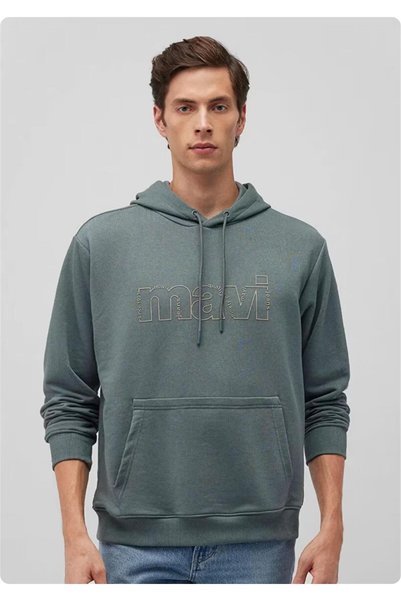 Mavi M0S10196 Written Hoodie Sweatshirt