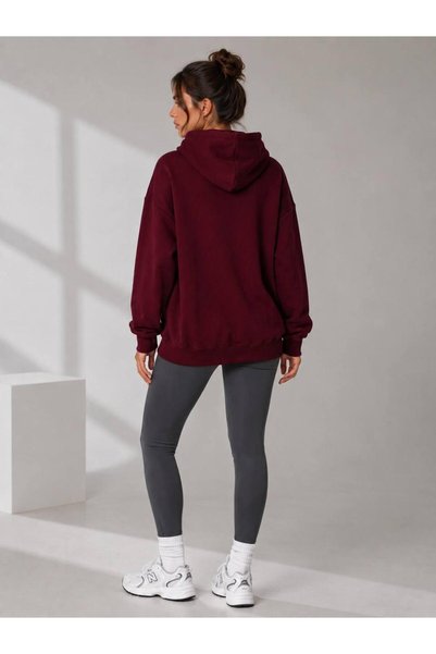 AL&SU BUTİK Unisex φούτερ με κουκούλα και τσέπη καγκουρό