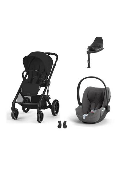 Cybex Balios S Lux Travel Sistem | Black Moon Black & Cloud T Plus Bazalı Mir...