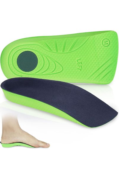 KASTWAVE Plantar Fasciitis Arch Support Insoles for Men and Women, 3/4 Length...
