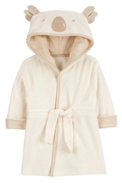 Carter's Carters Baby Girl Hooded Robe, 9 Months, White.