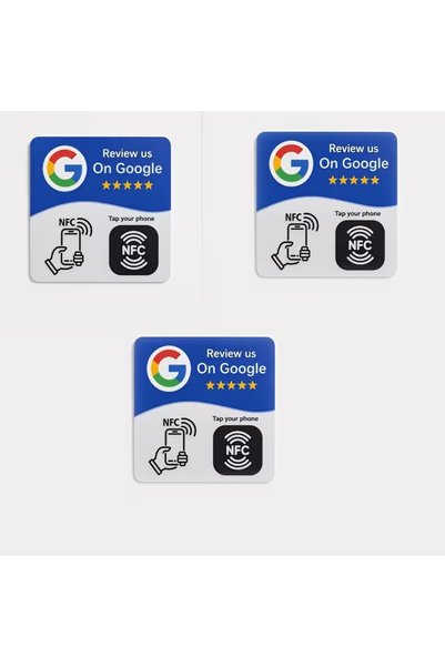 Generic Brand بطاقة مراجعة جوجل بتقنية NFC – بطاقة ذكية للاستخدام بدون تلامس ...