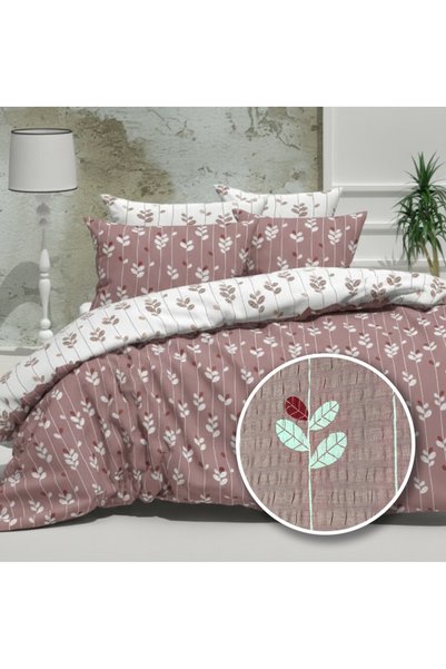 Ralex Extra large Double bed linen Crepe 100% Cotton, Bed Sheet 240x260 cm, D...
