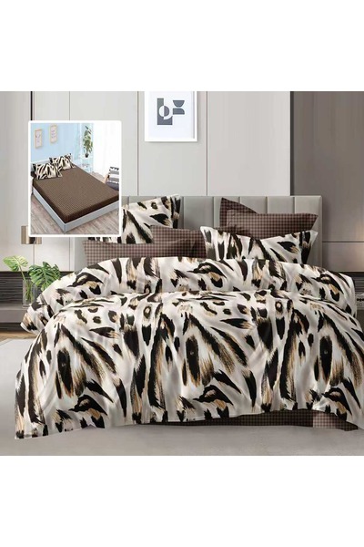 Ralex Economy Double bed linen 6 pieces, Bed Sheet sheet 180x200 cm and Duvet...