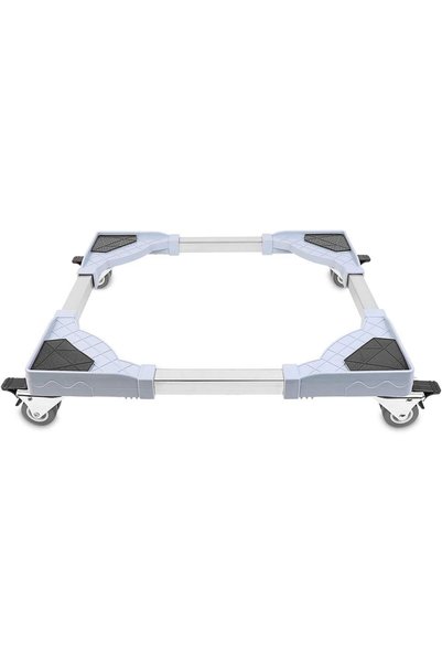 MEDLA Movable Washing Machine Roller: Adjustable Fridge Moving Base Dolly wit...