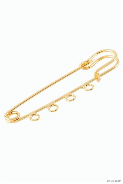 ZERO LAND SPT-GLD 4 Ac de croșetat scoțian cu inel 7 cm 1 (223639) Bucată Galben