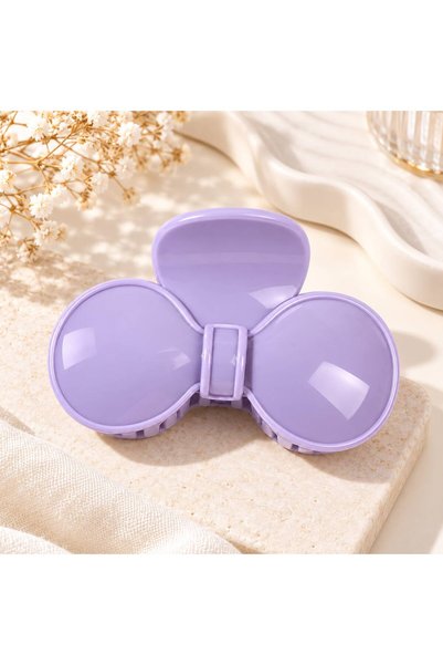 So Much Accesories مشبك شعر على شكل فيونكة باللون الأخضر الداكن – مشبك كبير ل...