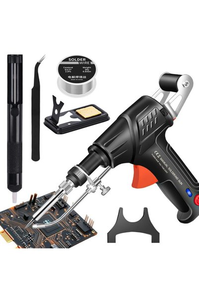 TERRIFI Soldering Iron Kit, 60W Soldering Gun Automatic Hand Held Solder Gun ...