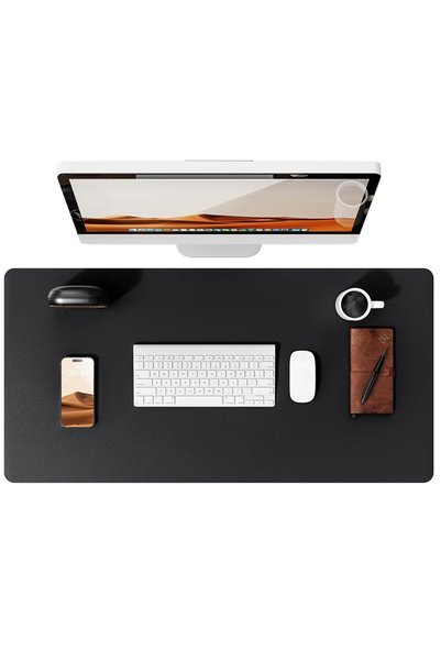 GENERAL Leather Desk Pad Protector, Office Desk Mat, Large Mouse Pad, Non-Sli...