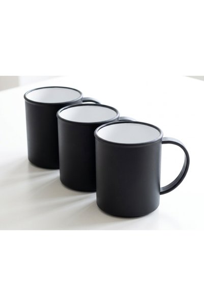 JOY CREATIVE Set 3 x cana Joy Creative, Polipropilena, 300 ml, Negru