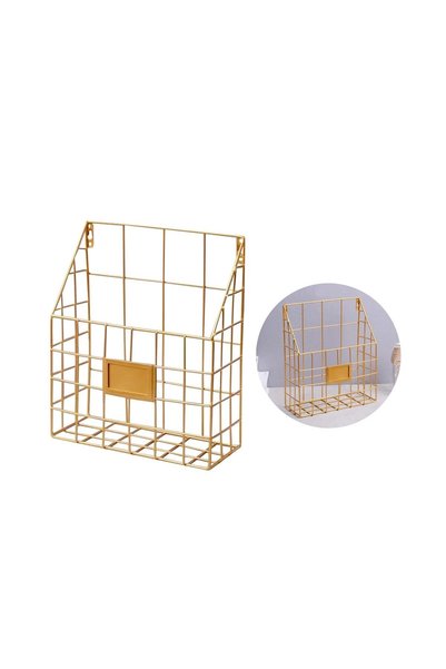 Farsheo Metal Mesh Hanging Wall File Organizer 1Pack Wall Mounted Document Ho...
