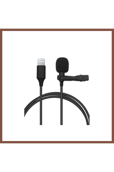 Bezos Lightning 2 Metre Double Mikrofon - Siyah DRY