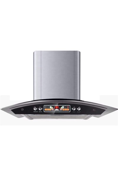 BTC Kitchen Range Hood with Glass Panel and 60 cm Display Screen