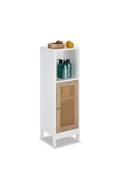 Relaxdays Dulap de baie, 3 rafturi de depozitare, din MDF, 96,5 x 30 x 30 cm,...