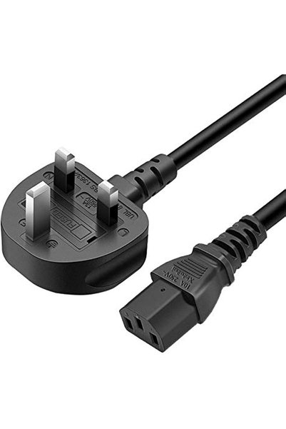 GENERAL Monitor Power Cable UK for Samsung, Dell, Sony, HP, LED LCD Smart TV,...