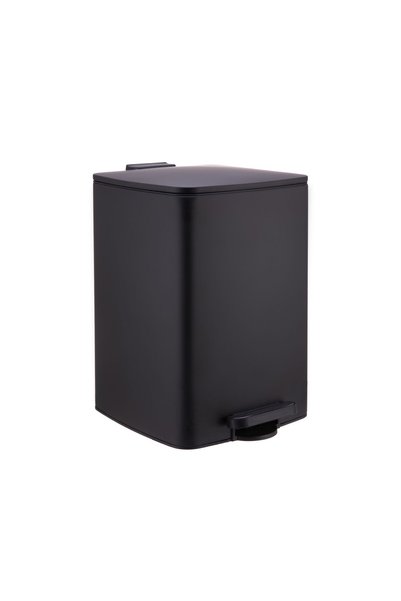 Relaxdays trash can, for kitchen, 20 l, black