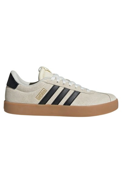 adidas VL Court 3.0 Κρεμ, Λευκό, Μαύρο, Χρυσό (Γυναικείο)