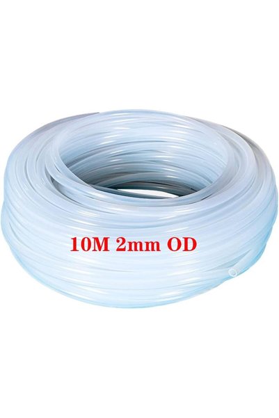 Generic Silicone Tubing 1mm (1/25") ID x 2mm OD Food Grade High-temperature P...
