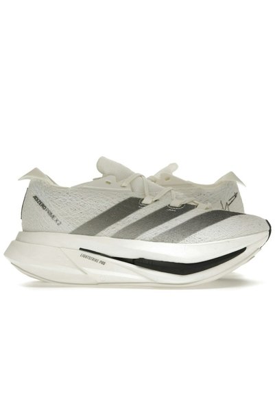 adidas Y-3 Prime 2 cu șnur, alb murdar, miez negru
