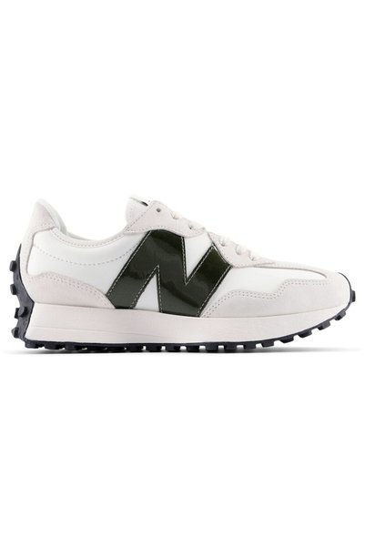 New Balance 327 Λευκό Σκούρο Πράσινο (Γυναικείο)