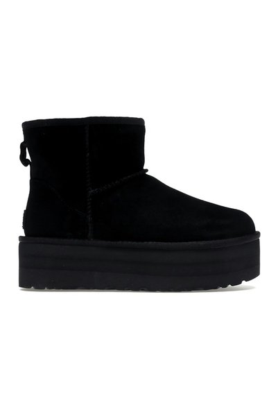 UGG Cizmă clasică mini cu platformă, neagră (de damă)