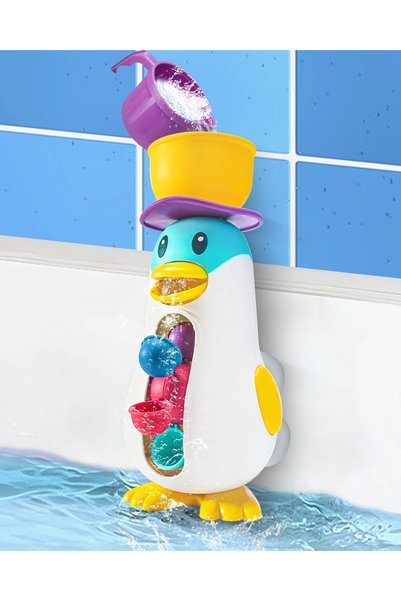 TERRIFI Baby Bath Toys, Toddlers Waterfall Bathtub Toy with 2 Suction Cups, P...