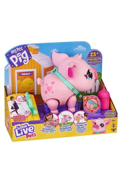 GIOCHI PREZIOSI Interactive Toy Little Live Pets Lucky Piglet – Giochi Prezio...