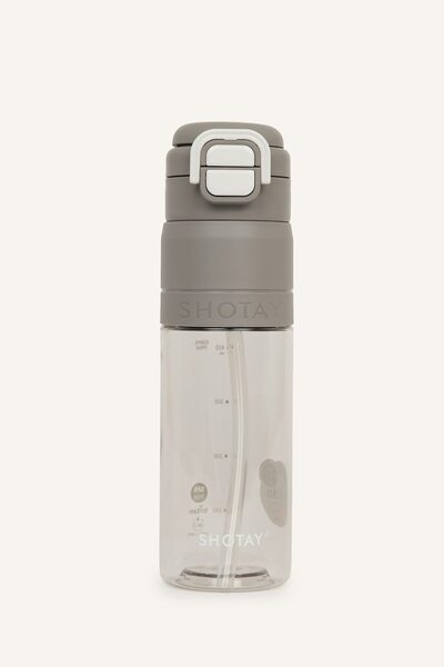 DeFacto Unisex Cup with Lid and Locking Mechanism, Featuring a Pipette, Model...