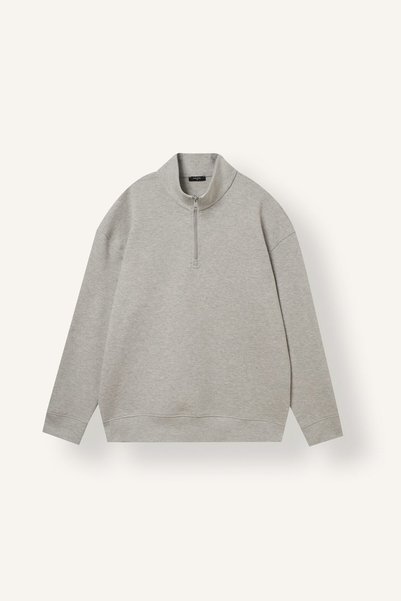 DeFacto Boxy Fit High Neck Scuba Fabric Long Sleeve Basic Sweatshirt E9363Ax26Au