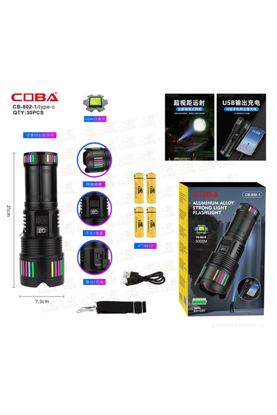 COBA Lanterna CB-802-2-TG