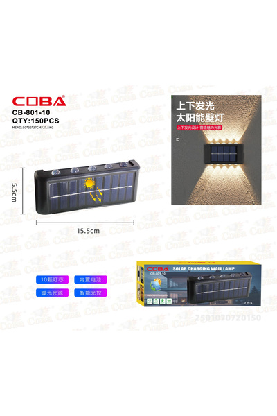 COBA Lampa solara CB-801-10