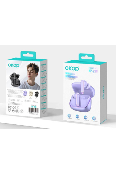 Okop Căști wireless KP-218, intraauriculare