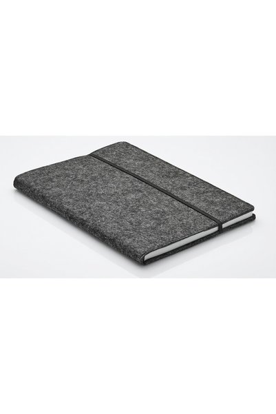 JOY CREATIVE A5 notebook, RPET felt cover, 160 lined pages, Joy Creative, Dar...