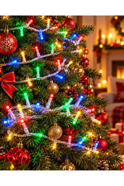 OEM Instalație luminoasă de Crăciun liniară, 10 m, 100 LED-uri