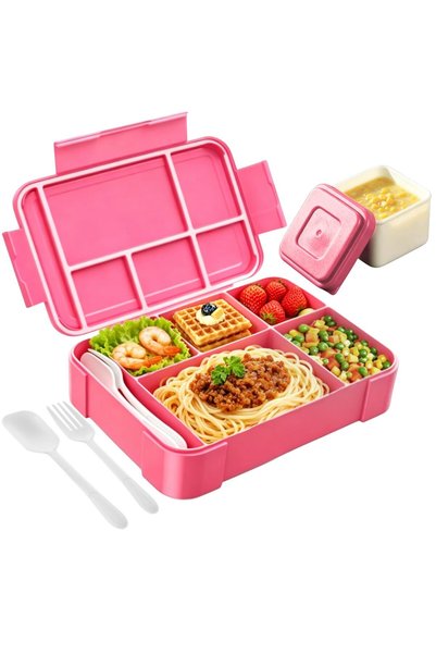 Generic Lunch Box for Children's School,Kids Lunch Box with Compartments, Lea...