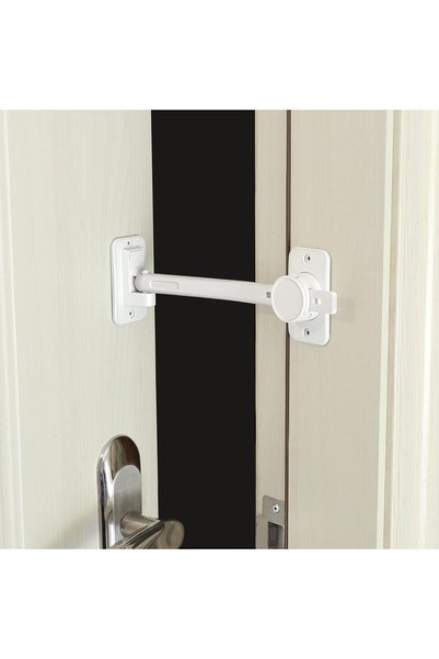SYOSI Cat Door Latch & Stopper – Adjustable Child Proof Door Lock and Pinch G...