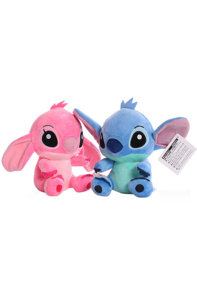 BANDAI A-2PCS Stitch Stuffed Plush Models Cartoon Stuffed Plush Dolls Anime P...
