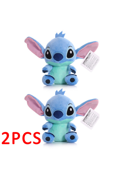BANDAI B1-2PCS Stitch Stuffed Plush Models Cartoon Stuffed Plush Dolls Anime ...