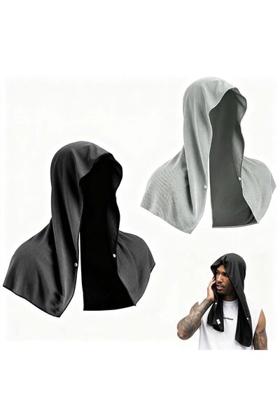 Generic 2Pcs Cooling Hoodie Towel for Neck and Face, Cooling Towels When Wet ...