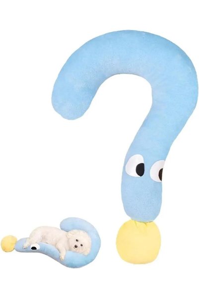 SmartMaster Pet Calming Pillows Cat Neck Pillow Catnip Plush Toy U-Shaped Pil...