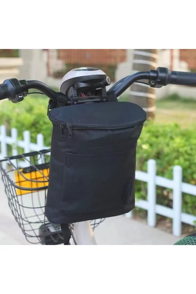 Choice black Large Capacity Oxford Cloth Handlebar Bag Removable Storage Bag ...