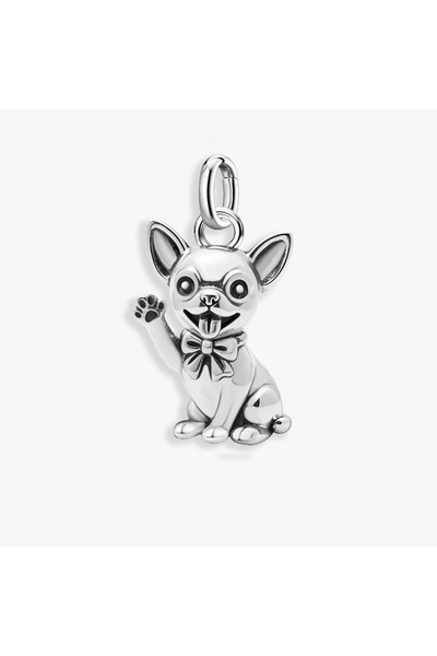 Choice TCE0896P Adjustable 925 Sterling Silver Vintage Pendants Chihuahua Ani...