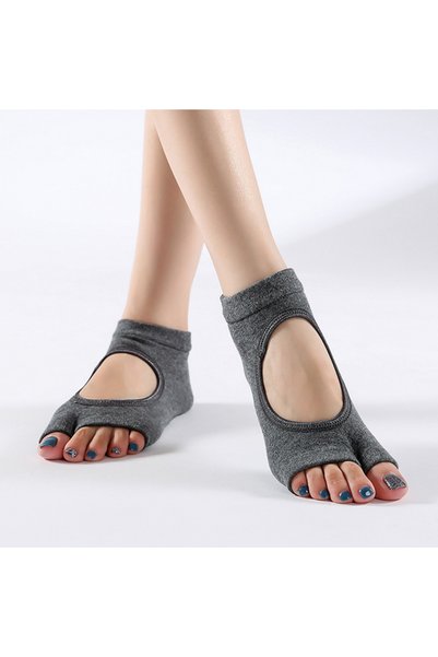 Choice EUR 35-40 US 4.5-8.5 Dark grey High Quality Women Yoga Socks Anti Slip...