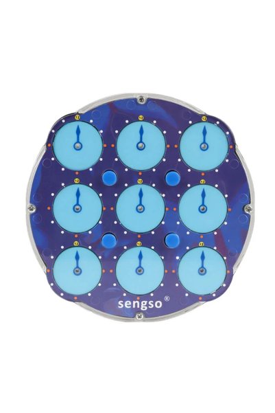 Choice 4x4 [Picube] Sengso Magnetic Magic Clock Cube Transparent Blue Profiss...