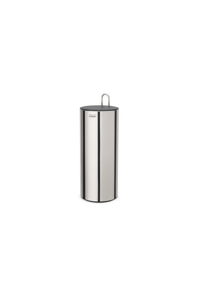 Joseph Joseph EasyStore Luxe Stainless Steel Concealed Toilet Paper Holder St...